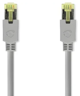 Nedis šedá / Síťový kabel / CAT7 / S/FTP / RJ45 - RJ45 / 2 m / LSZH (CCBW85420GY20)