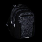 Bagmaster PORTO 25 A školní batoh – černo-bílý