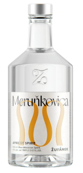 Žufánek Meruňkovica 45% 0,5 l (holá lahev)
