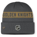 Fanatics Pánská zimní čepice Vegas Golden Knights NHL Authentic Pro A/Cap Cuffed Beanie