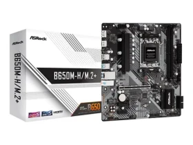 ASRock B650M-H/M.2+ / AMD B650 / DDR5 / SATA III / USB 3.2 / GLAN / sc.AM5 / mATX (90-MXBMS0-A0UAYZ)