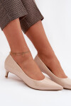 Lakované lodičky Girela 2735 béžové - Sweet Shoes 40