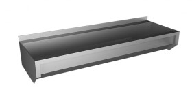 SANELA - Nerezové žlaby Nerezový žlab neopláštěný, délka 1250 mm, ocel AISI 304 SLUN 10