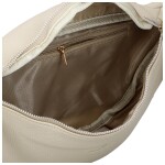 Trendy dámská koženková ledvinka Ebina, béžová