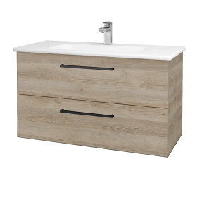 Dřevojas - Umyvadlová skříňka GIO SZZ2 100 - D17 Colorado / Úchytka T06 / D17 Colorado 202767H