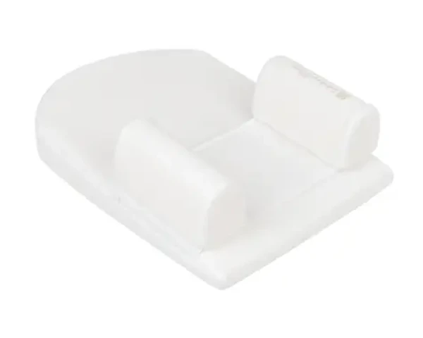 KikkaBoo Polohovací podložka z paměťové pěny klínová Airknit White / od 0 měsíců (31106010134KB)
