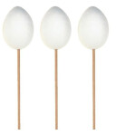 Vajíčka z buničiny k nazdobení - zápich 6 cm+ špejle (12 ks)
