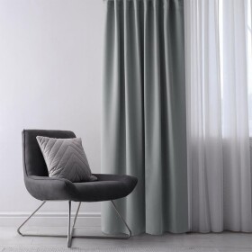 Zatemňovací závěs blackout RESTILO stříbrný 140 x 245 cm 1 ks