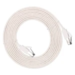 Extralink bílá / Patch kabel / Cat.8 U/FTP / plochý / 3 m / 40 Gbit/s