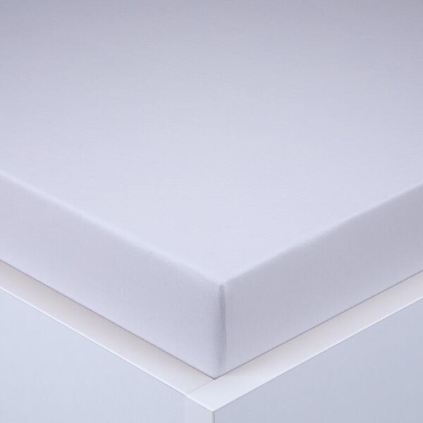Napínací prostěradlo jersey EXCLUSIVE bílé sada 2 ks 90 x 200 cm