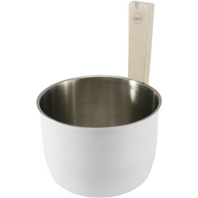 Matné vědro do sauny - bílá, 5l