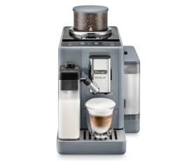 DeLonghi Rivelia EXAM440.55.G, automatický kávovar šedý, LatteCrema, Bean Switch, Bean Adapt, 16 nápojů