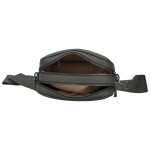 Stylová dámská koženková crossbody kabelka MaxFly Tarja, šedá