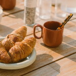 SABRE PARIS 4-dílná sada příborů Bistrot Brillant – Faux Tortoise, hnědá barva, kov, plast