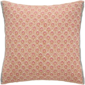 Ib Laursen Bavlněný povlak na polštář Vigga Orange 50 × 50 cm, oranžová barva