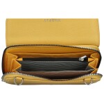 Trendy dámská koženková crossbody peněženka Radola, žlutá