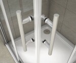 H K - Sprchový kout čtvercový, SIMPLE 110x110 L/P varianta, rohový vstup SE-SIMPLE110110