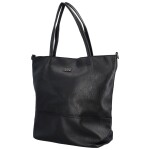 Trendová dámská koženková kabelka přes rameno Ramira, černá