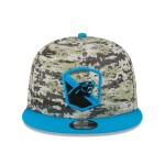 New Era Pánská kšiltovka Carolina Panthers NFL Camo 2023 Salute to Service 9FIFTY Snapback