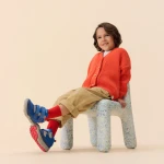 Affenzahn Low Boot Knit Happy Whale Flexy celoroční