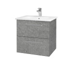 Dřevojas - Umyvadlová skříňka GIO SZZ2 60 - D20 Galaxy / Úchytka T01 / D20 Galaxy 277185A