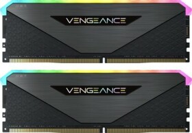 Corsair Vengeance RGB RT Gunmetal 32GB (2x16GB) 3600 MHz / DDR4 / PC4-28800 / CL18-22-22-42 / 1.35V / XMP2.0 (CMN32GX4M2Z3600C18)