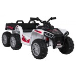 Mamido Dětská elektrická čtyřkolka Quad Sport TX ATV bílá