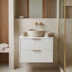 REA - Koupelnová skříňka pod umyvadlo Mono 60cm White REA-M0402