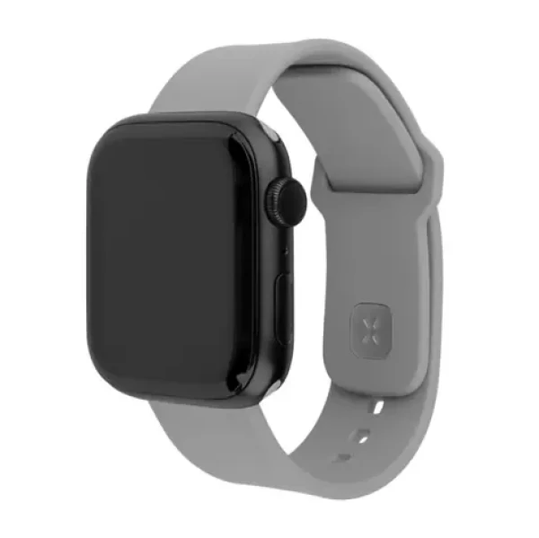 FIXED Set silikonových řemínků Silicone Sporty Strap pro Apple Watch 38/40/41mm světle šedý (FIXSST2-436-LGGR)