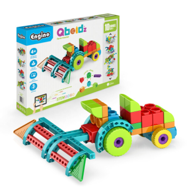 Engino Qboidz Traktor 10 modelů