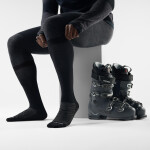 Unisex merino lyžařské ponožky SMARTWOOL Ski Zero Cushion OTC Socks, Black velikost: 38-41 (M)