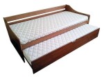 NábytekProNás Výsuvná postel Alka - dvojlůžko (MASIV) ROZMĚR: 80 x 200 cm