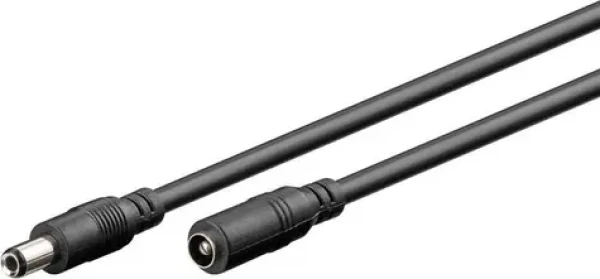 MicroConnect napájecí kabel DC-DC M-F 10m černá (MC-DC552510)