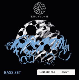 Knobloch LUNA FLAMENCA Double Silver Bass Set High Tension 34.5