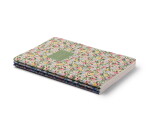 Rifle Paper Co. Linkovaný zápisník Rosa – set 3 ks, zelená barva, papír