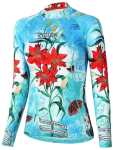 Funkční spodní vrstva CYCOLOGY Tiger Lily, aqua, dámské (Motiv Tiger Lily, velikost XL)