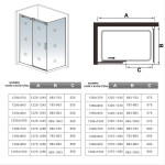 H K - Sprchový kout DIAMOND 130x90 L/P varianta SE- DIAMOND13090