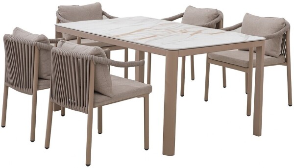 ROJA BOISE jídelní hliníková souprava CAPPUCCINO