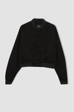 DEFACTO Bomber Crew Neck Stitch Jacket C0190ax23au