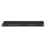 Eurocase GA-27 / Vyvazovací panel 19" / 1U / 6x plastová úchytka (RGA-27)