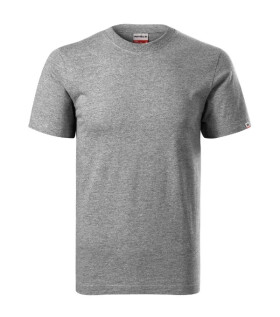Base tričko unisex tmavě šedý melír 12 (brand label) M