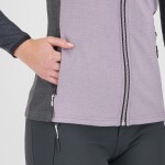 KARPOS Federa Full-Zip W Fleece, Lavender/Black/Woodl.Gray velikost: S