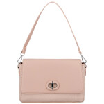 Elegantní dámská koženková kabelka na rameno Ciri, růžová