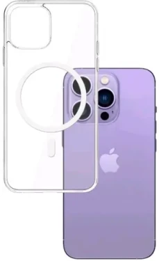Pouzdro 3mk MagCase Apple iPhone 14 Pro Max, čiré