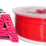 PLA filament malinový semitransparentní 1,75 mm Aurapol 1kg