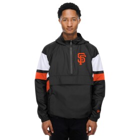 New Era Pánská bunda San Francisco Giants MLB Quarter Zip Windbreaker Velikost: M