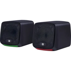 J3 2.0 počítačové reproduktory černé / Reproduktory / 6W / LED / USB (65963)