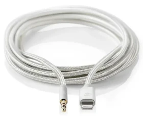 Nedis PROFIGOLD Lightning - 3,5mm jack adaptér / Audio adaptér / MFi / nylon / 1m (CCTB39940AL10)
