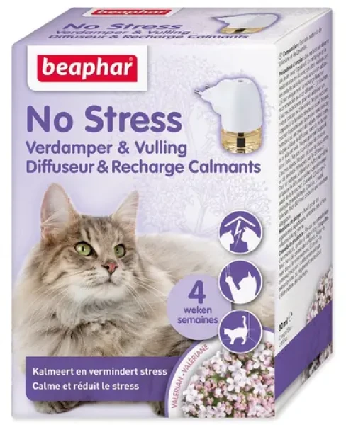 Beaphar No Stress sada Kočka / Difuzér s náplní / uklidňující feromony / 30 ml (243-14897)