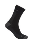 Pánské merino turistické ponožky ICEBREAKER Mens Hike+ Ultralight Quarter, Black/Obsidian velikost: 39-41,5 (S)